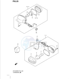 DR125SML0 drawing TURNSIGNAL LAMP