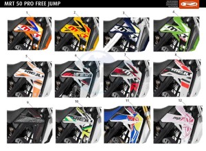 MRT-50-PRO-FREE-JUMP drawing ACCESSOIRIES - DECAL SETS