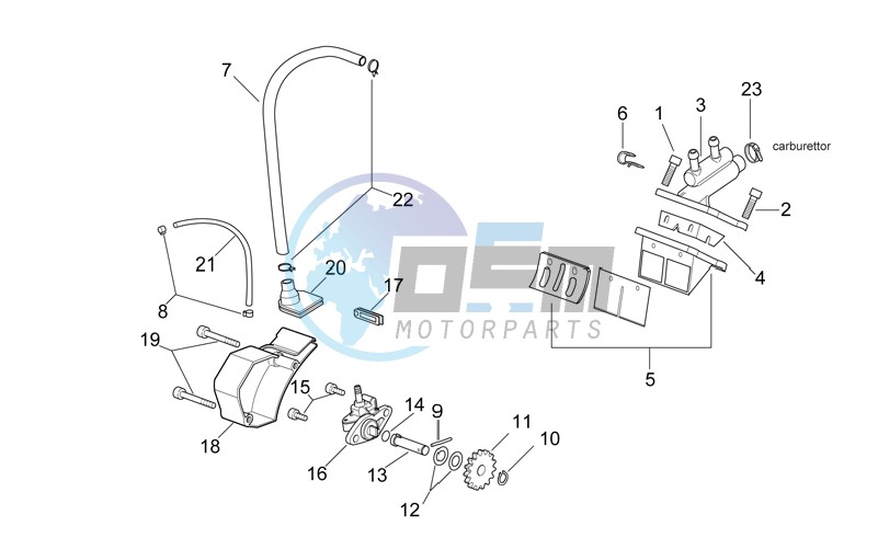 Oil pump - Manifold