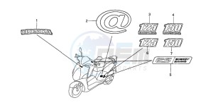 NES150 125 drawing MARK/STRIPE (E/ED/F/2E/2ED/2F)