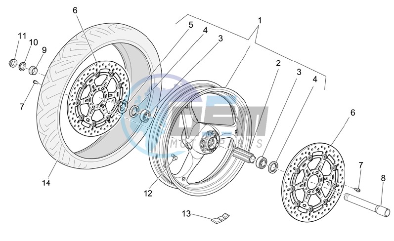 Front wheel