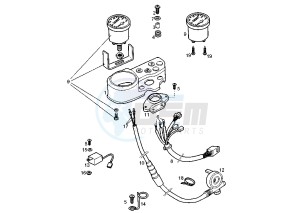 SENDA R - 50 cc drawing SPEEDOMETER