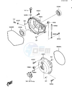 JS 300 B [JS300] (B1-B2) [JS300] drawing ENGINE COVERS