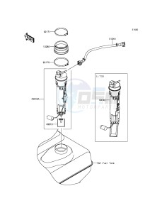 JET SKI ULTRA LX JT1500KGF EU drawing Fuel Pump