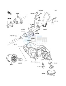 VERSYS_ABS KLE650DCF XX (EU ME A(FRICA) drawing Oil Pump