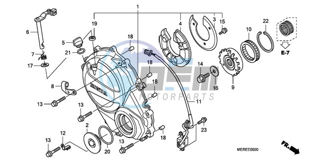 RIGHT CRANKCASE COVER