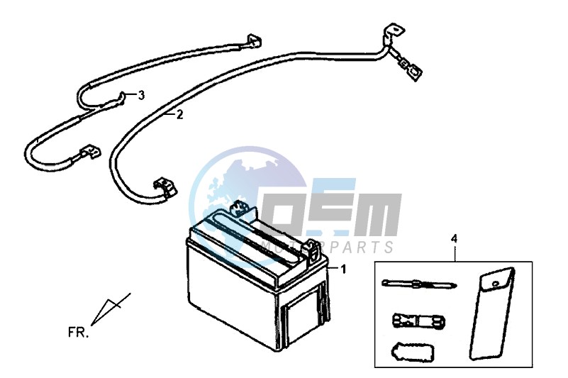 BATTERY / TOOL KIT