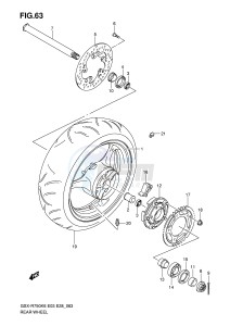 GSX-R750 (E3-E28) drawing REAR WHEEL