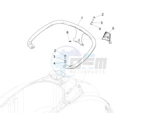 GTS 300 SUPER HPE-TECH 4T 4V IE ABS E4 (EMEA) drawing Rear luggage rack