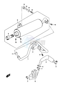 LT-Z90 drawing MUFFLER