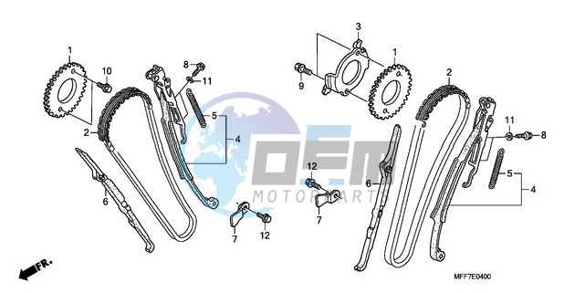 CAM CHAIN/TENSIONER