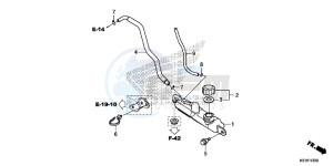 SH125DE SH125D UK - (E) drawing RESERVE TANK