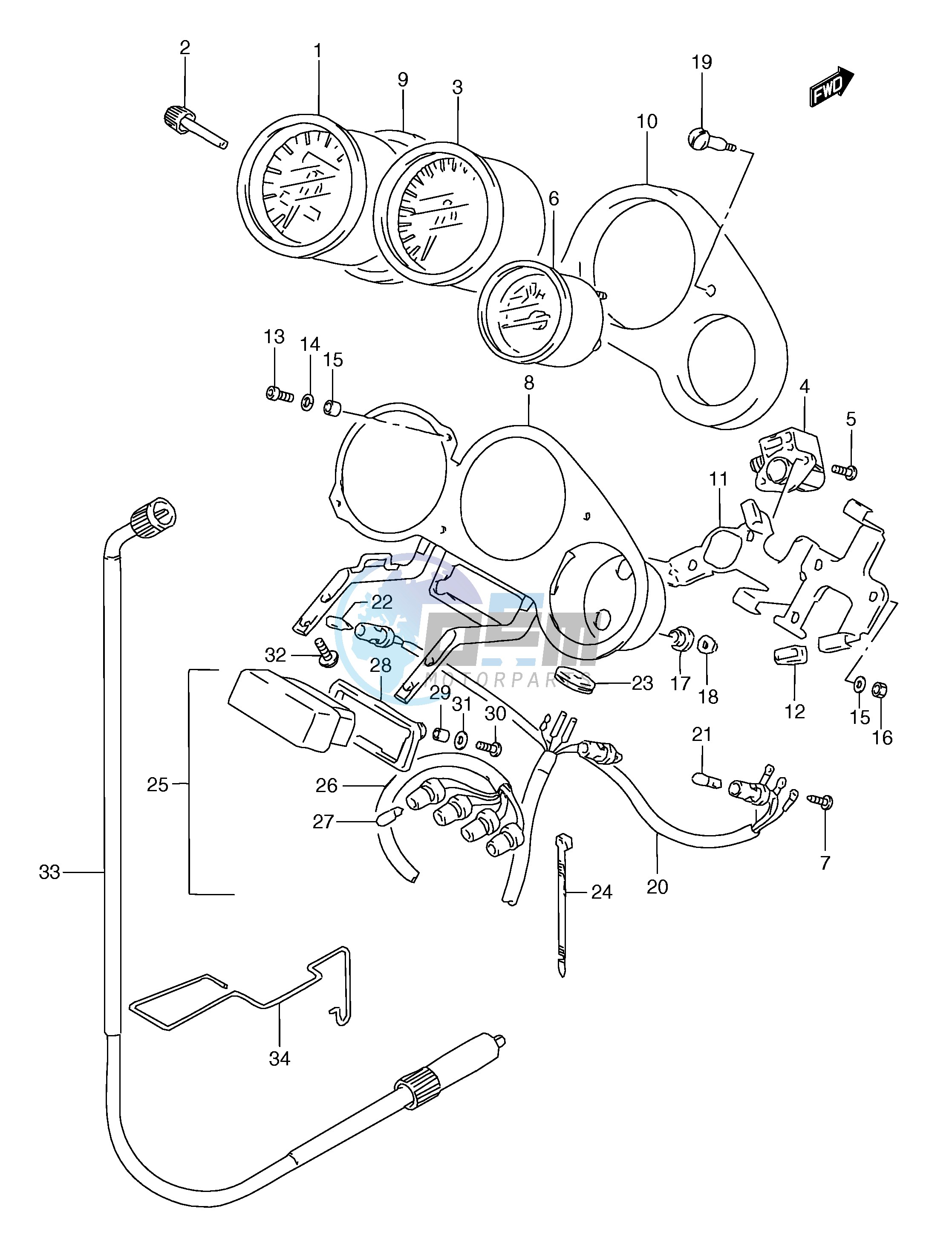 SPEEDOMETER - TACHOMETER