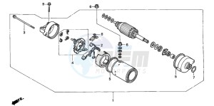 CBF600SA drawing STARTING MOTOR