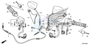 FES125AC drawing SWITCH/CABLE/MIRROR