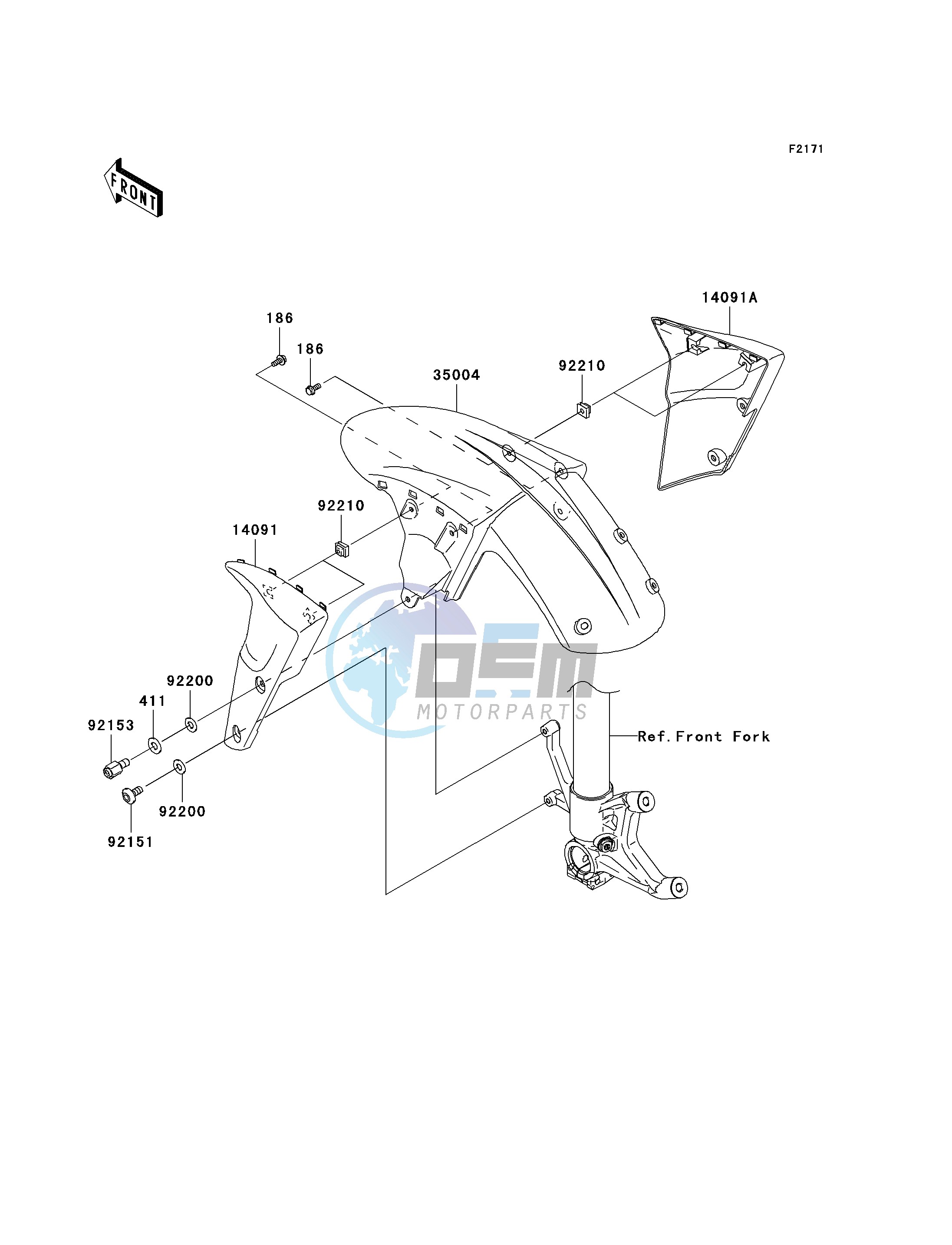 FRONT FENDER-- S- -