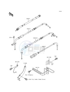 VN 1500 E [VULCAN 1500 CLASSIC] (E1) [VULCAN 1500 CLASSIC] drawing CABLES