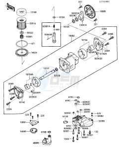 ZL 1000 A [ZL1000 ELIMINATOR] (A1) drawing OIL PUMP_OIL FILTER