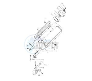 VP X-CITY 250 drawing EXHAUST