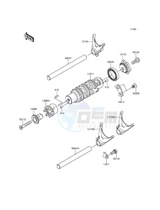 VULCAN S EN650AGF XX (EU ME A(FRICA) drawing Gear Change Drum/Shift Fork(s)