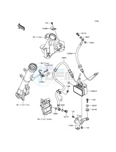 Z250SL_ABS BR250FFF XX (EU ME A(FRICA) drawing Brake Piping