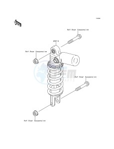 ZX 750 P [NINJA ZX-7R] (P1-P4) [NINJA ZX-7R] drawing SHOCK ABSORBER-- S- -