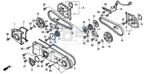 GL1500A GOLDWING ASPENCADE drawing FRONT COVER