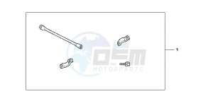 XL125VB drawing HANDLE BRIDGE