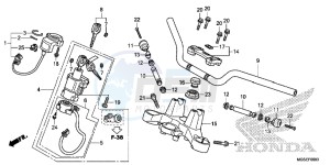 NC700SC drawing HANDLE PIPE/ TOP BRIDGE