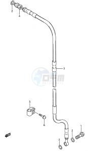 RM80 (E28) drawing FRONT BRAKE HOSE