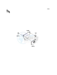 MULE_600 KAF400BFF EU drawing Reflectors