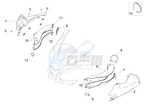 RSV4 1000 RR drawing Air Duct