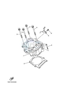 YFM700R (BCXH) drawing CYLINDER