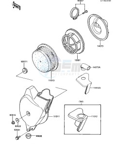 KDX 80 C [KDX80] (C1-C5) [KDX80] drawing AIR CLEANER