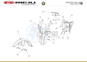 BYE-BIKE-25-KM-H-EURO4-HOLLAND-CARGO-RED drawing PLASTICS - COVERS