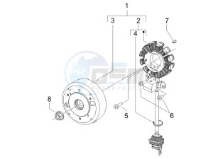 Runner 50 SP 2012 in fiche drawing Flywheel magneto