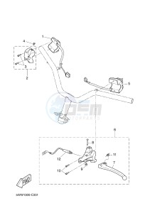 CW50 BW'S (5WWP) drawing HANDLE SWITCH & LEVER