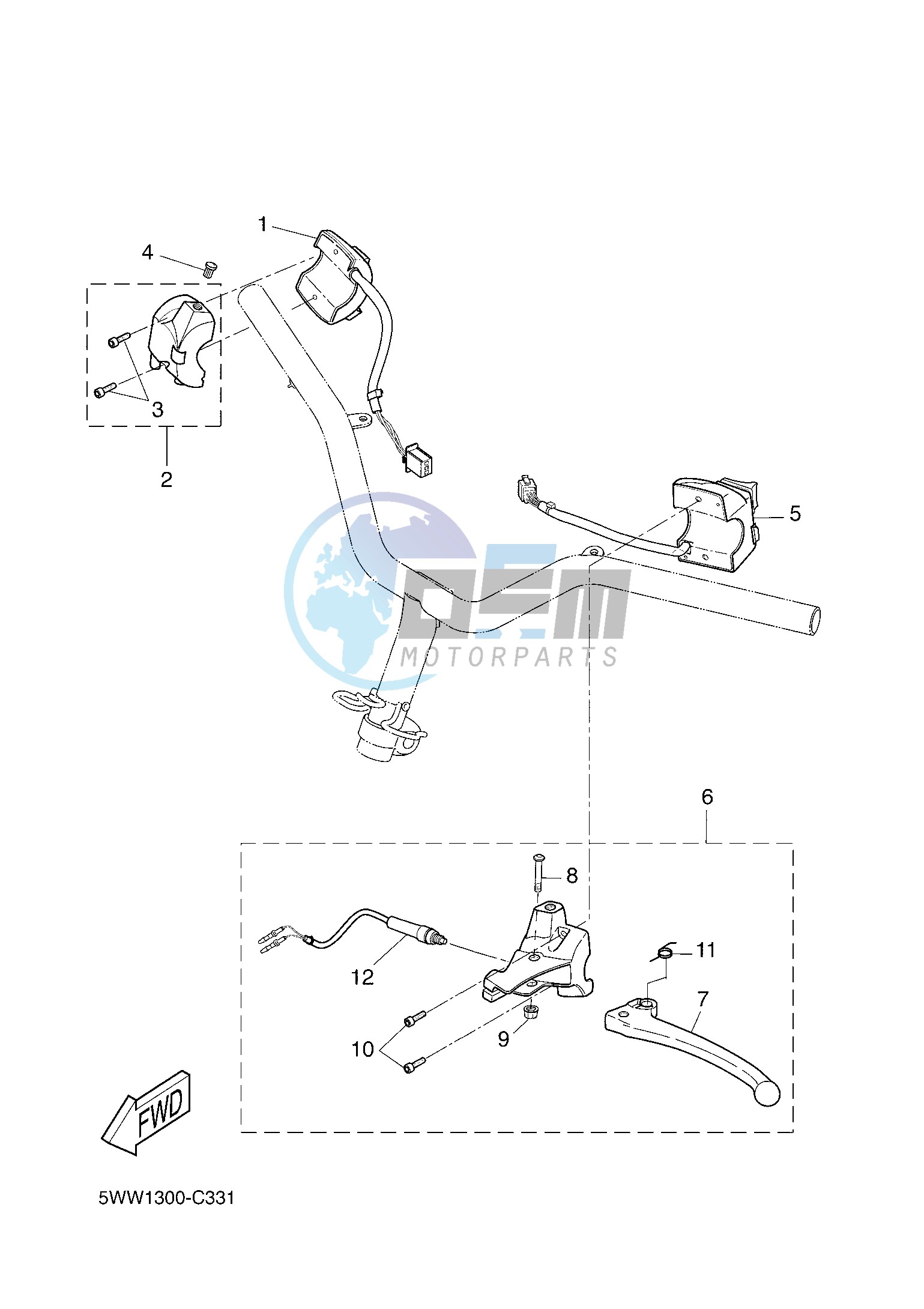 HANDLE SWITCH & LEVER