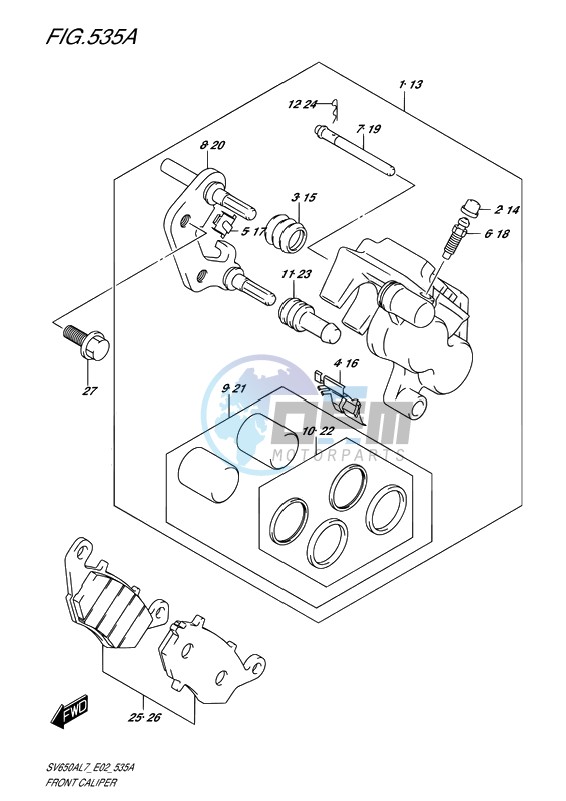 FRONT CALIPER