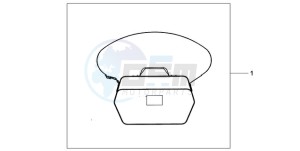 SH300AR9 Europe Direct - (ED / ABS SPC) drawing INNERBAG TOPBOX