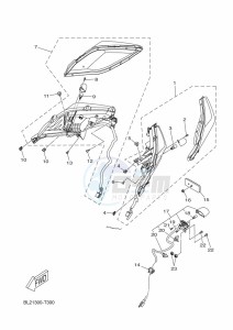 CZD300-A XMAX 300 (BY35) drawing TAILLIGHT