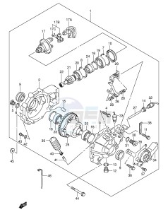 LT-F500F (E3-E28) drawing FINAL BEVEL GEAR (FRONT)