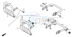 TRX300EX SPORTRAX drawing CARRY PIPE (TRX300EX'07,'08)