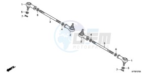 TRX420FPA9 Australia - (U) drawing TIE ROD