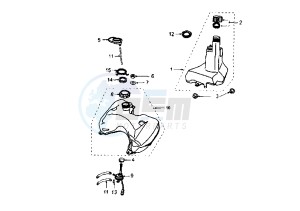 VIVACITY CATALYC - 50 cc drawing FUEL AND OIL TANK