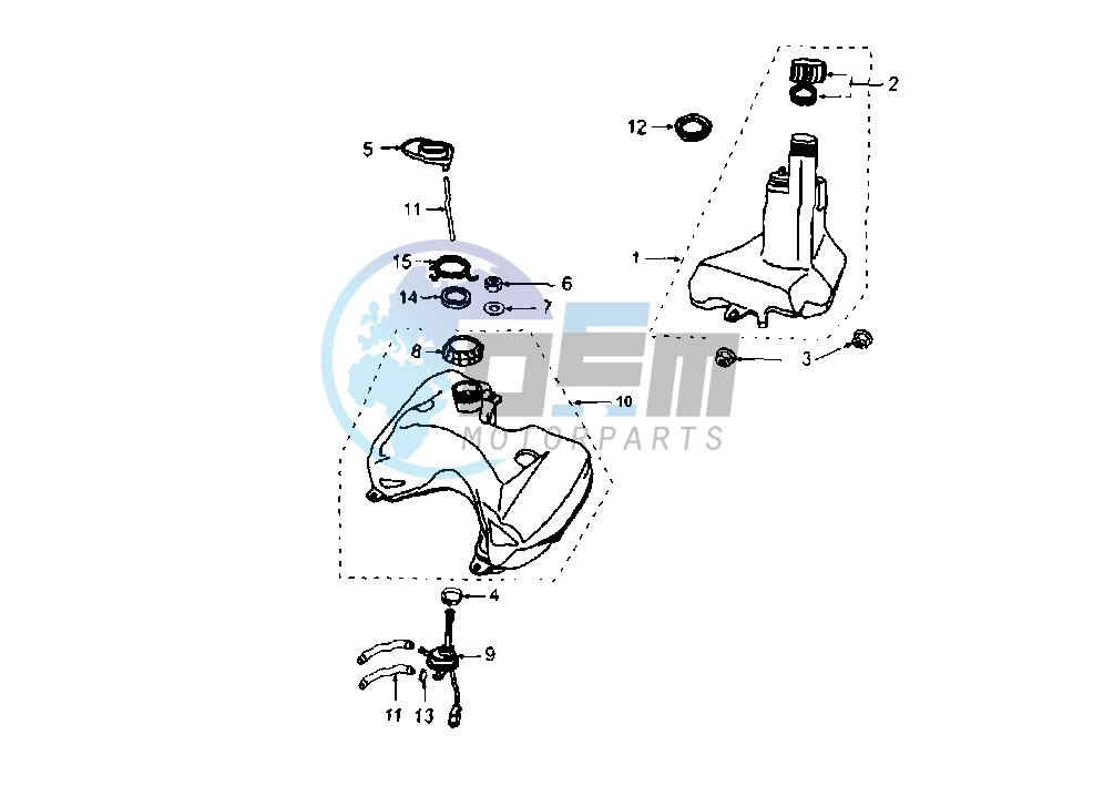 FUEL AND OIL TANK