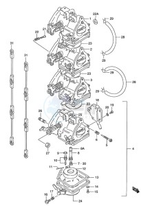 DT 115 drawing Carburetor (1986 to 1997)