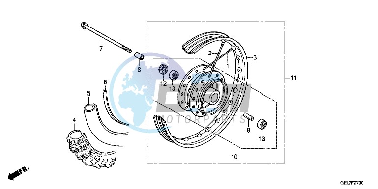 FRONT WHEEL