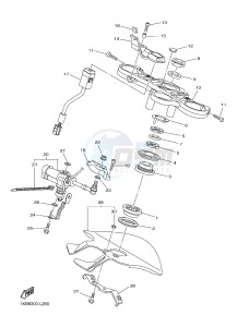 YZF-R1B 1000 (1KBP) drawing STEERING