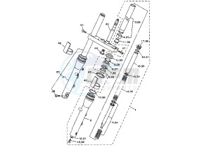 XVS DRAG STAR 1100 drawing FRONT FORK